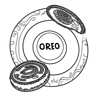 Oreo Kage Farvelægningsside | Oreo malebog