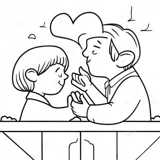 Hjertevarm Tilgivelsesscene Malebog | Tilgivelse malebog