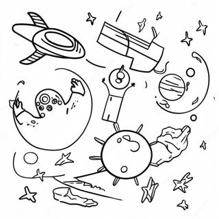 Farverige Stellar VBS Figurer Malebog | Stellar VBS malebog