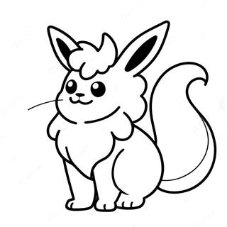 Flareon Farvelægningsside | Flareon malebog