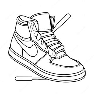 Cool Sneaker Design Farvelægningsside | Sneaker malebog
