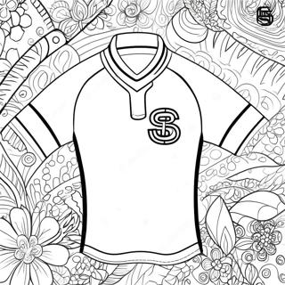 Farverig Jersey Design Malebog | Jersey malebog