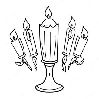 Shabbos Stearinlys Tænding Malebog | Shabbat malebog
