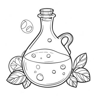Potion Farvelægningsside | Potion malebog