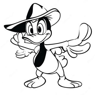 Daffy Duck i Sjov Pose Farvelægningsside | Daffy Duck malebog