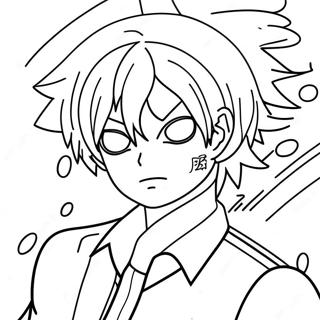 Todoroki Farvelægningsside | Todoroki malebog