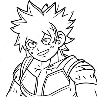 Bakugo Farvelægningsside | Bakugo malebog