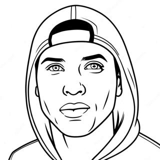 Eminem farvelægningsside | Eminem malebog