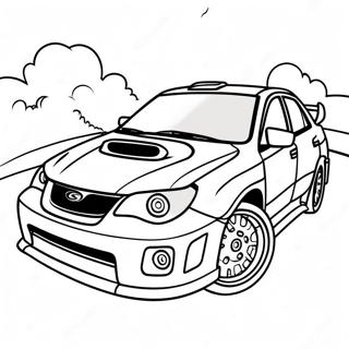Subaru WRX Rallybil Malebog | Subaru malebog