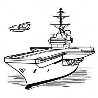 Hangarskib farvelægningssider | Hangarskib malebog