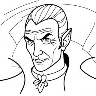 Dracula farvelægningsside | Dracula malebog