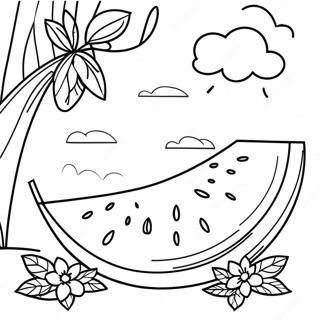 Lys Solskinsdag med Melon Malebog | Solrig og Melon malebog