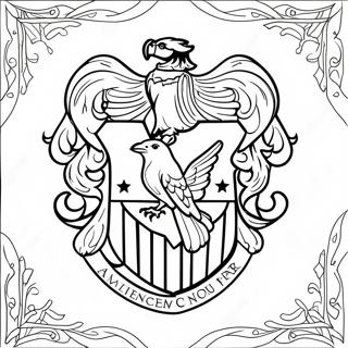 Ravenclaw Våbenskjold Malebog | Ravenclaw malebog