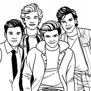 One Direction Maleblad | One Direction malebog