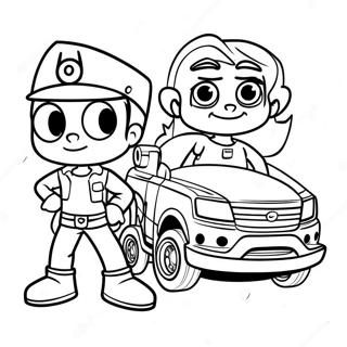 Johnny Test og Dukey Eventyr Maleblad | Johnny Test malebog