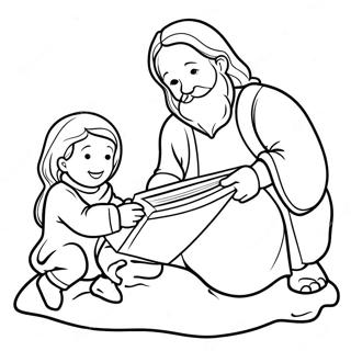 Jule Bibelhistorie Maleblad | Julebibel malebog