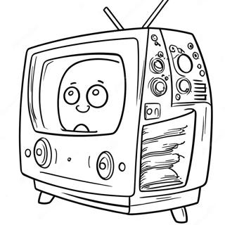 TV-show farvelægningsside | TV Show malebog
