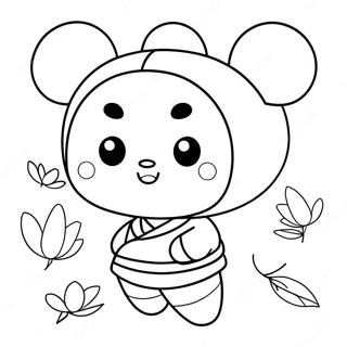 Pucca farvelægningsside | Pucca malebog