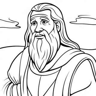 Moses farvelægningsside | Moses malebog