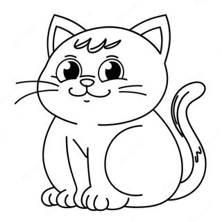 Søvnig Monster Kat Malebog | Monster Katnap malebog