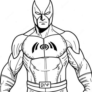 Daredevil farvelægningsside | Daredevil malebog