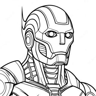 Ultron farvelægningsside | Ultron malebog