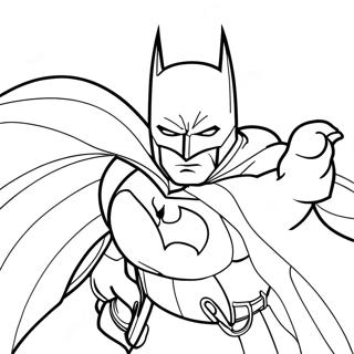 Batman Logo Farvelægningsside | Batman Logo malebog