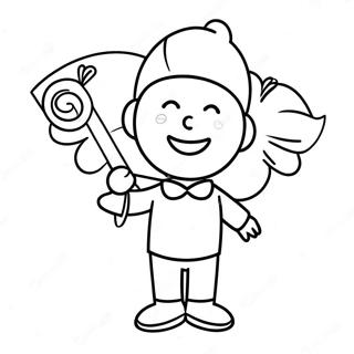 Glad Fan Holder et Banner Malebog | Vifte malebog
