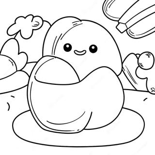 Mochi Farvelægningsside | Mochi malebog