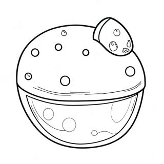 Gummidrop Farvelægningsside | Gummidrop malebog
