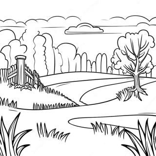 Kentucky Bluegrass Landskab Malebog | Kentucky malebog