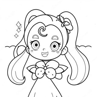 Precure Farvelægningsside | Precure malebog