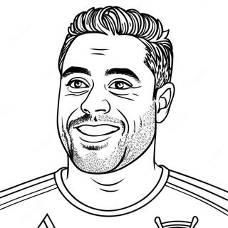 Xavi Farvelægningsside | Xavi malebog