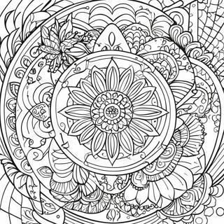 Mindfulness Mandala Tegneside | Psykologi malebog