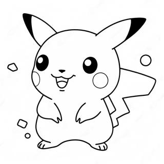 Sød Chibi Pikachu Malebog | Chibi Pokemon malebog