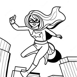 Ms Marvel i Aktion Malebog | Ms Marvel malebog