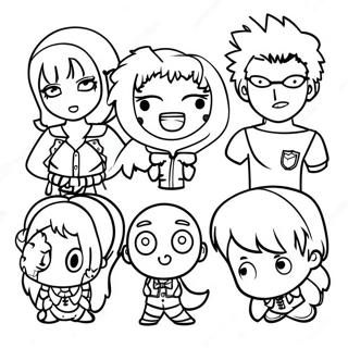 Danganronpa Karakterer Malebog | Danganronpa malebog