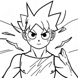 Killua med Lynkræfter Malebog | Killua malebog