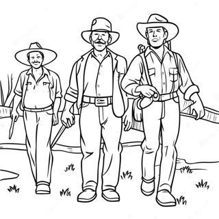 Tilbage til Outback Filmkarakterer Malebog | Tilbage til Outback malebog