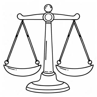 Libra Skala Farvelægningsside | Vægten malebog