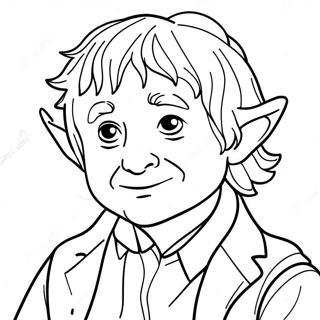 Bilbo Baggins Eventyr Farvelægningsside | Hobbit malebog