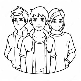 Heartstopper Hovedfigurer Malebog | Heartstopper malebog