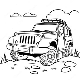 Sporty SUV Off-Road Eventyr Malebog | SUV malebog