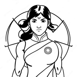 Korra Farvelægningsside | Korra malebog