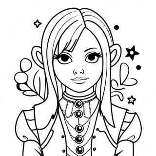 Gothic Emo Karakter Malebog | Emo malebog