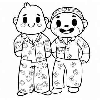 Pyjamas Dag Malebog | Pyjamasdag malebog