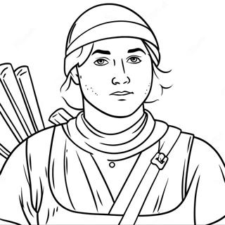 Robin Hood farvelægningsside | Robin Hood malebog