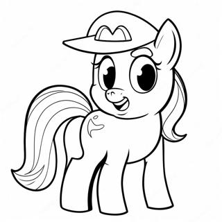 Applejack Farvelægningsside | Æblejack malebog