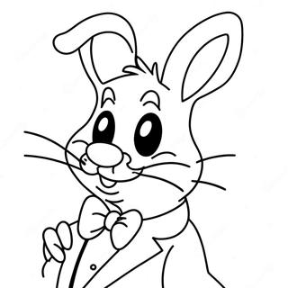 Roger Rabbit med Sjove Briller Malebog | Roger Rabbit malebog