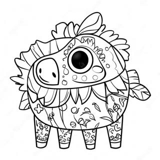 Farverig Piñata Malebog | Piñata malebog